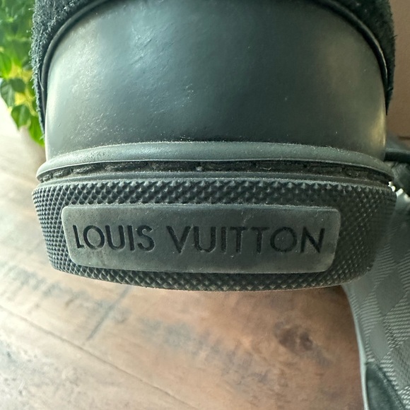 Louis Vuitton Fastball Black High-Top Men's Shoes - Picture 6 of 7